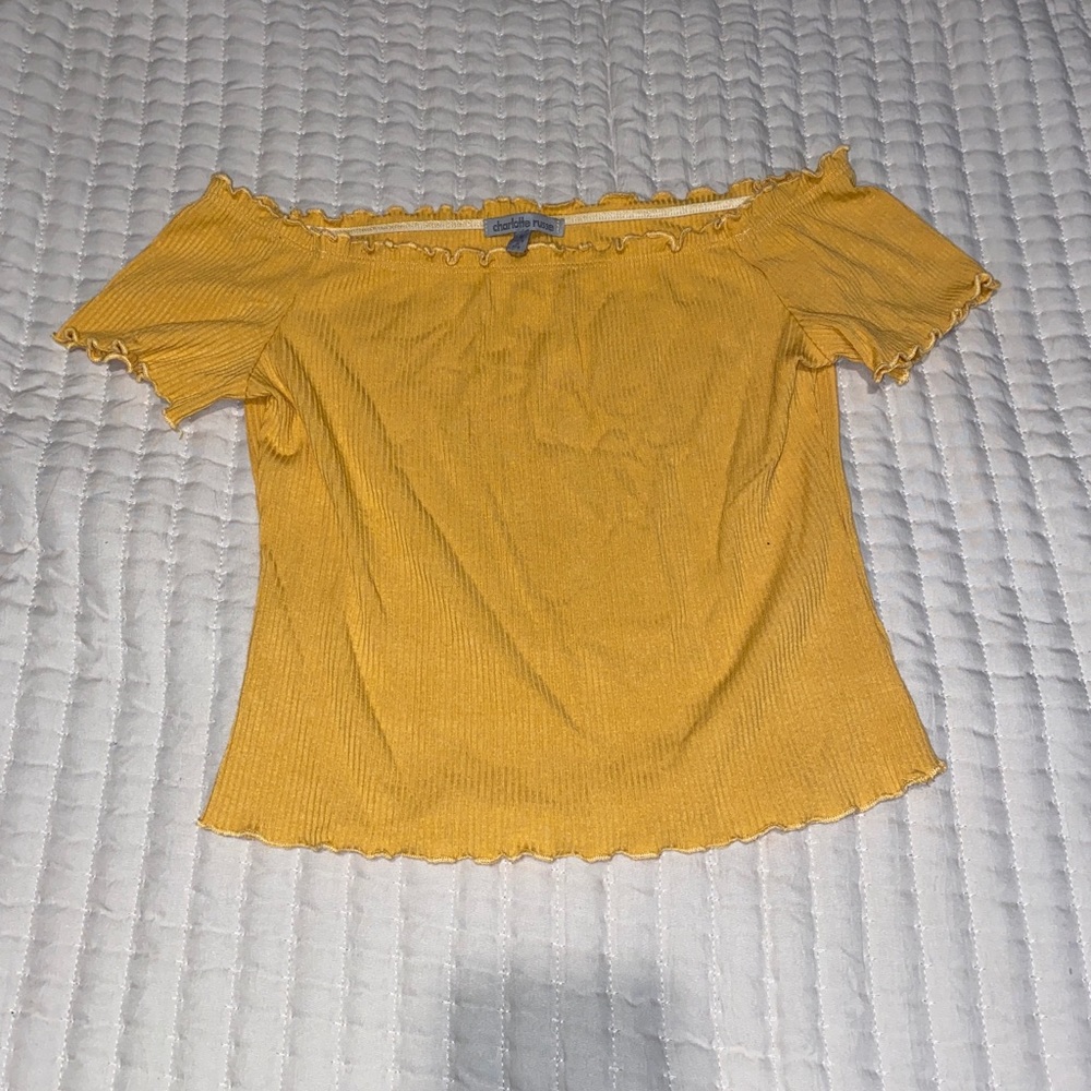 Off Shoulder Crop Top